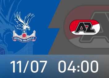 Стартовый состав «Кристал Пэлас» – «Алкмаар»: впереди Маттета, Пино и Сарр включены